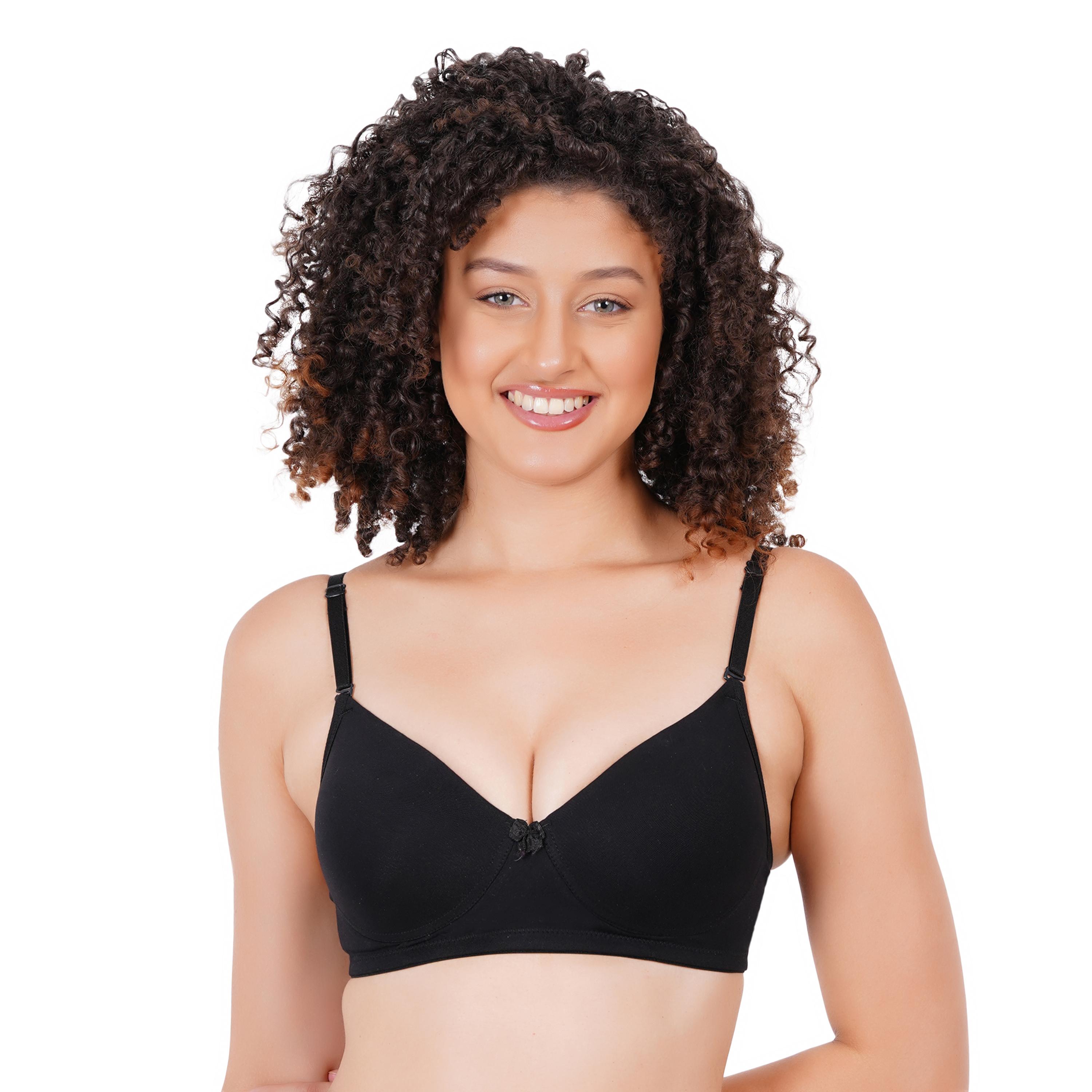 Padded Non Wired 3/4th Coverage T-Shirt Bra-B-CUP