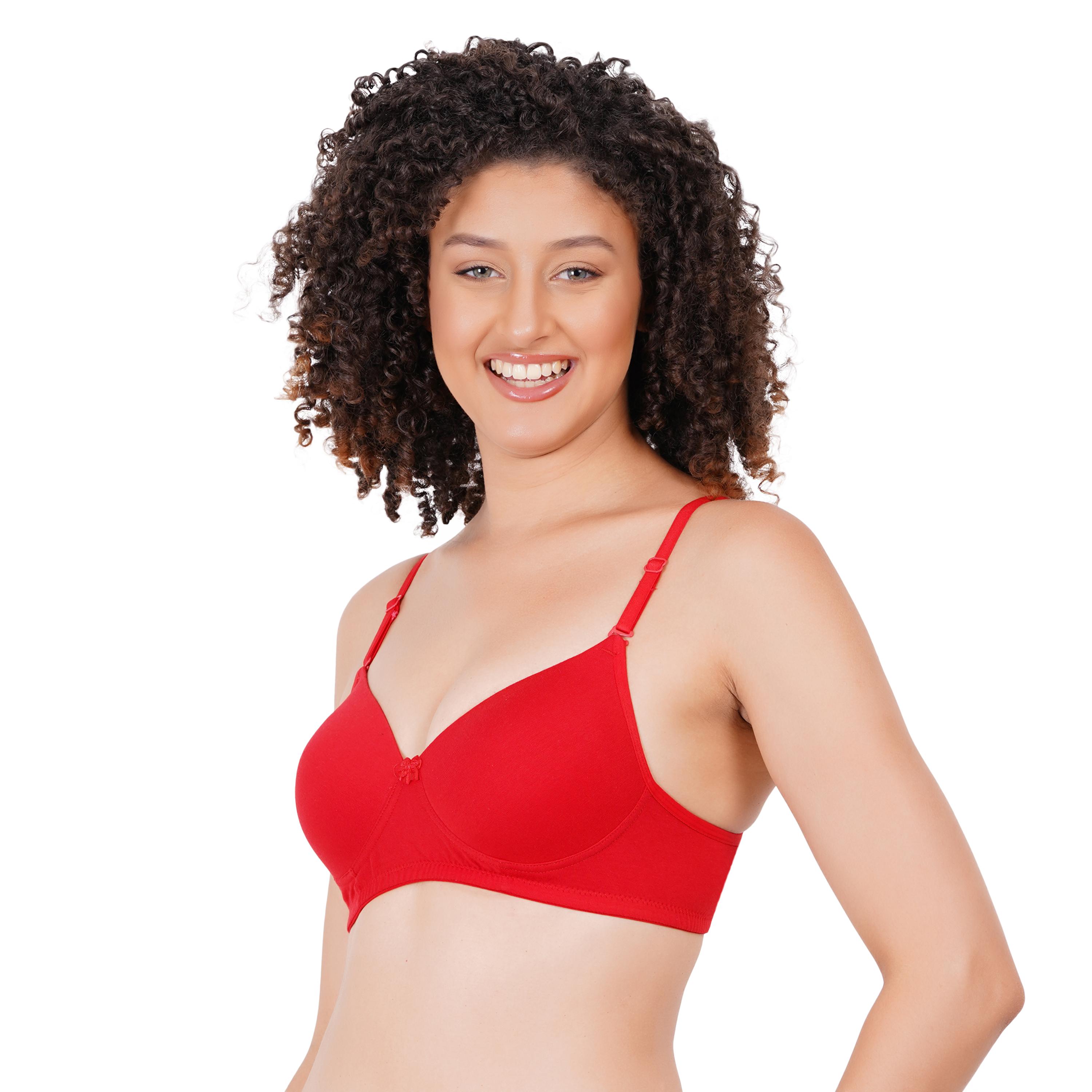 Padded Non- Wired 3/4Th Coverage Every Day Bra -ELR-102 C-Cup