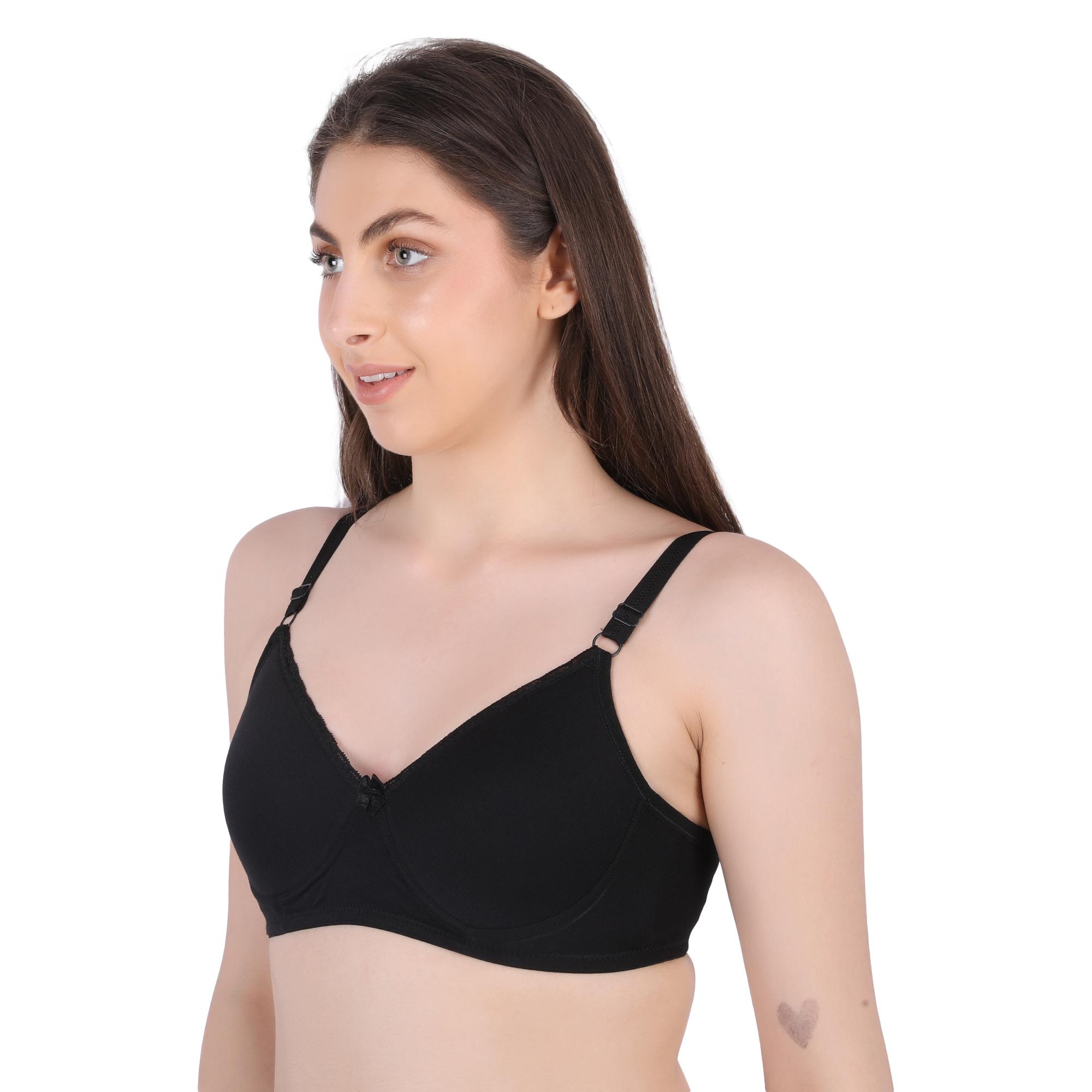 FULL COVERAGE BRA 101 C-CUP - BLACK
