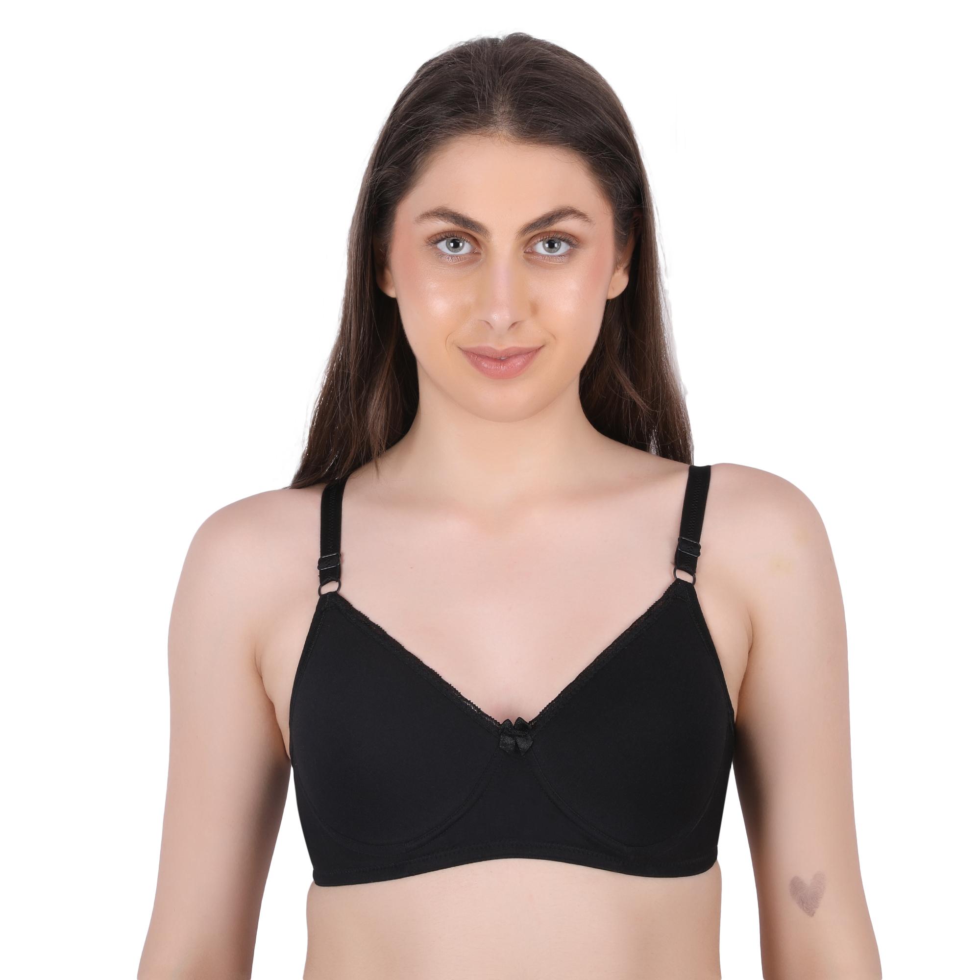 FULL COVERAGE BRA 101 C-CUP - BLACK