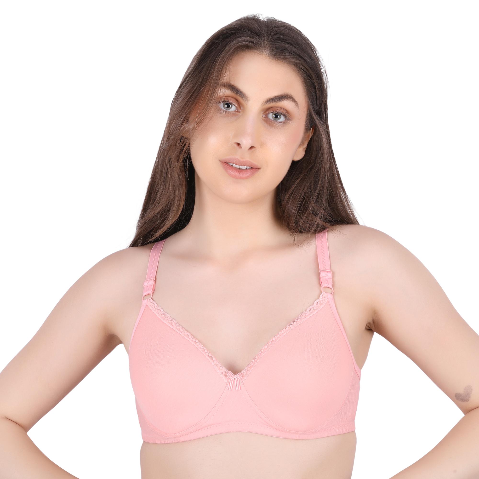 FULL COVERAGE BRA 101 C-CUP - Peach Pink