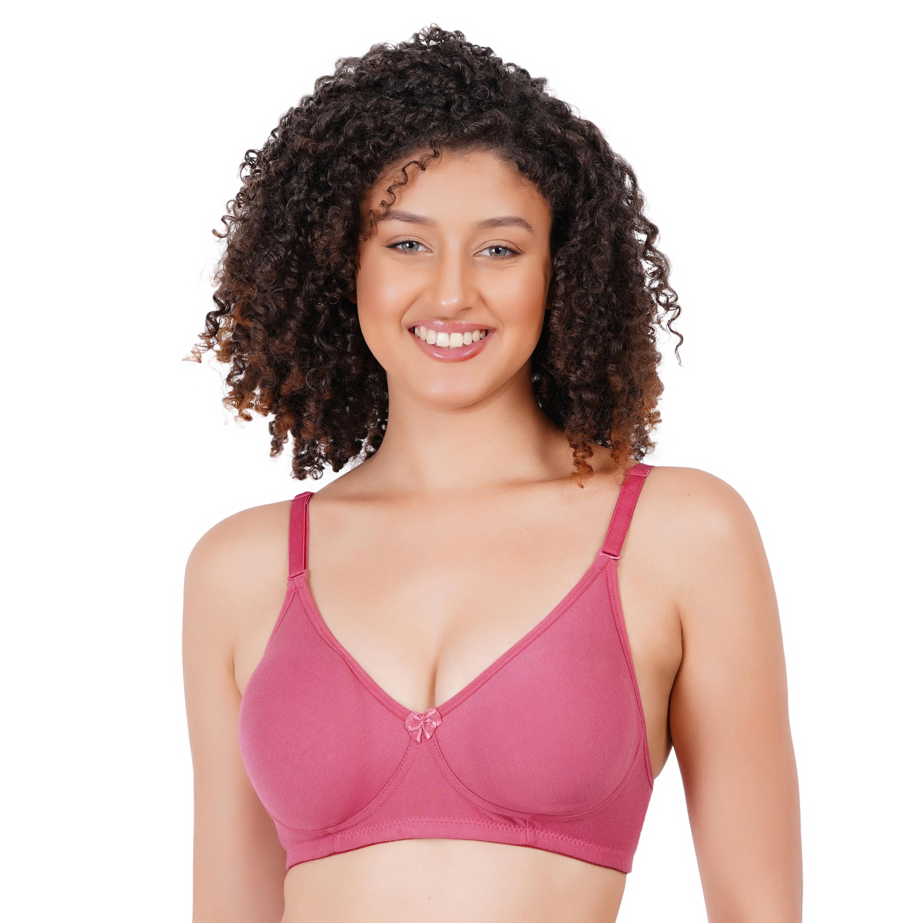 Women’s Non‑Padded TS-01 D-CUP - Rose Pink