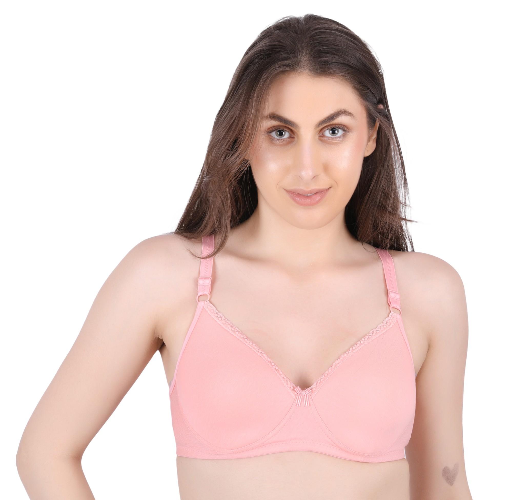 LIGHT PADDED Everyday BRA ELR-101 C-CUP - PEACH